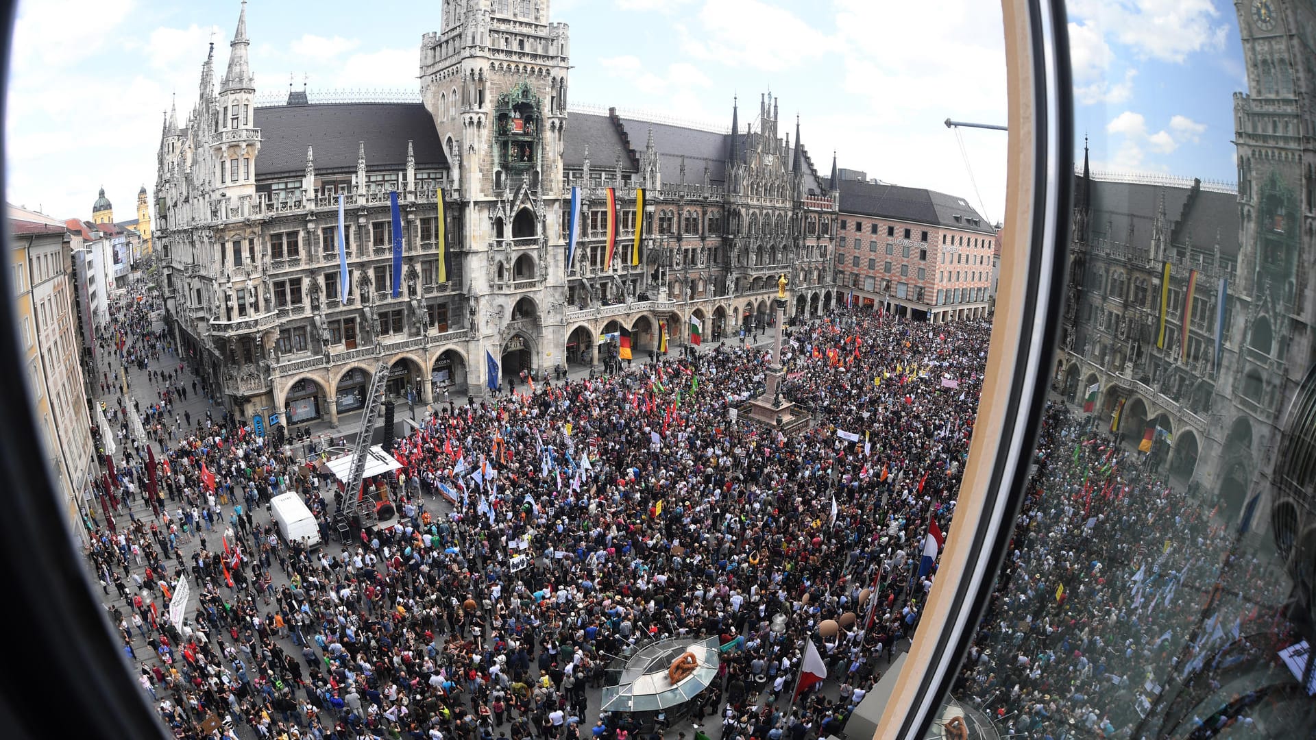 Demonstration gegen das neue bayerische Polizeiaufgabengesetz