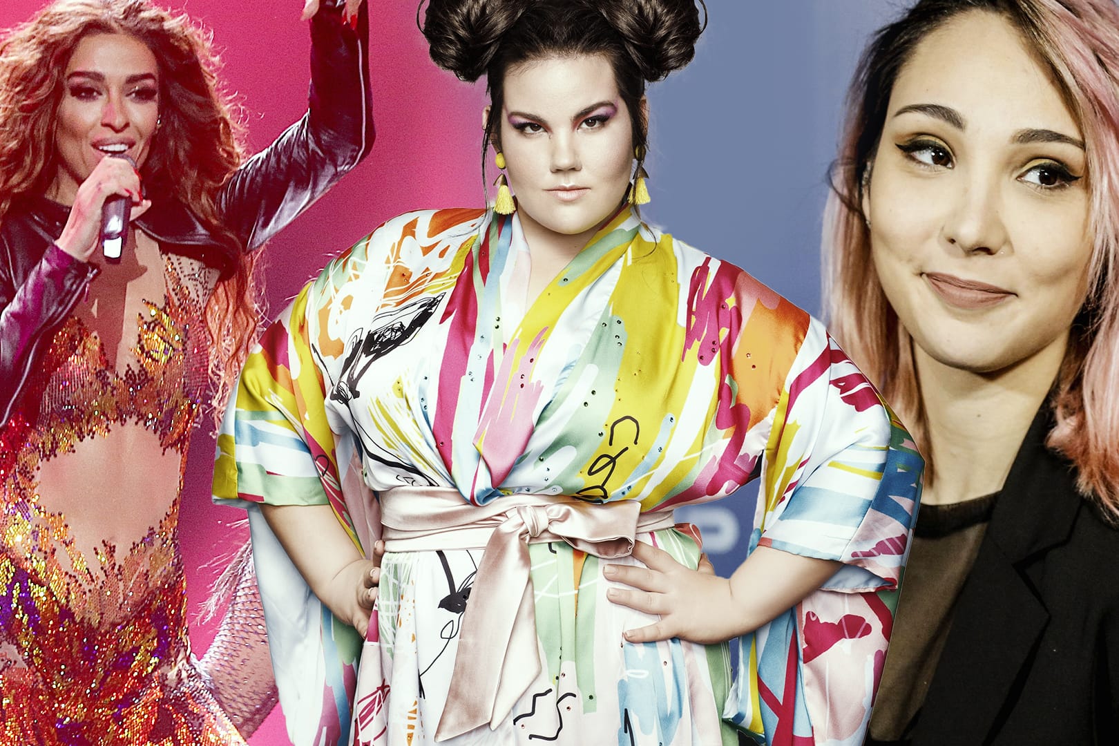 Eleni Foureira, Netta, Claudia Pascoal