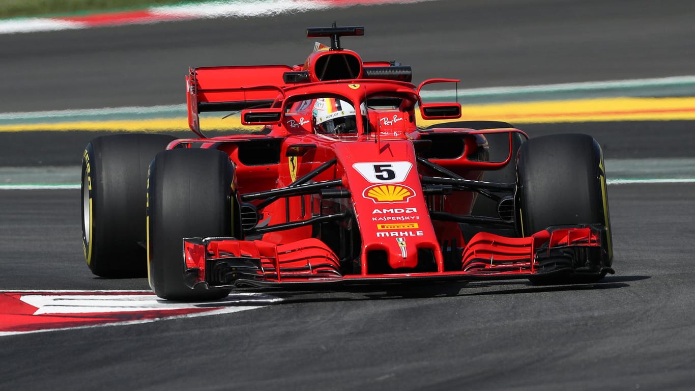 Sebastian Vettel: Der Ferrari-Pilot liegt in der Fahrerwertung auf dem zweiten Rang.