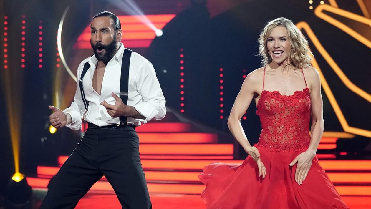 Massimo Sinató und Julia Dietze: Sie konnten die Jury überzeugen.