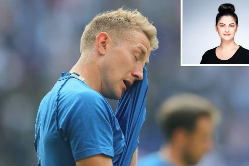 HSV-Spieler Lewis Holtby vergießt bittere Tränen. Der HSV ist abgestiegen und er konnte es nicht verhindern. Für Ani Palyan ein schlimmer Moment.