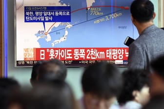 Nordkoreanischer Raketentest: die nordkoreanische Regierung stellt in Aussicht, bald mit Waffentests aufzuhören.