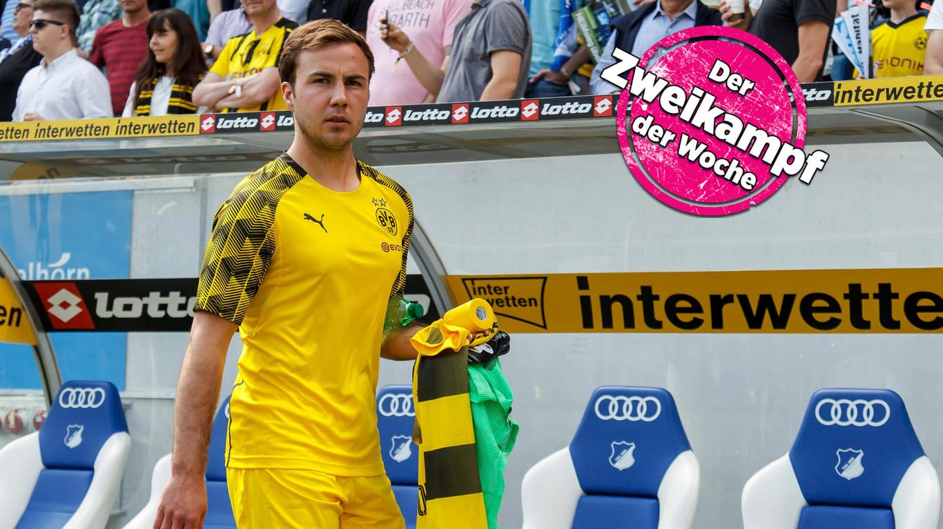 Ein bitterer Nachmittag: Mario Götze musste am Samstag in Hoffenheim auf der Bank Platz nehmen – und wurde auch nicht eingewechselt.