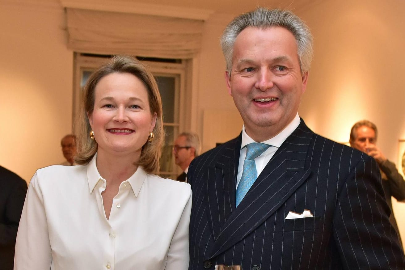 In tiefer Trauer: Marie von Württemberg nimmt mit einer Anzeige Abschied von ihrem verstorbenen Ehemann, Friedrich Herzog von Württemberg.