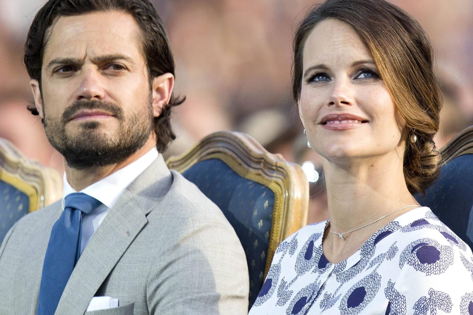 Bei offiziellen Anlässen immer ein Hingucker: Prinzessin Sofia von Schweden und ihr Prinz Carl Philip.
