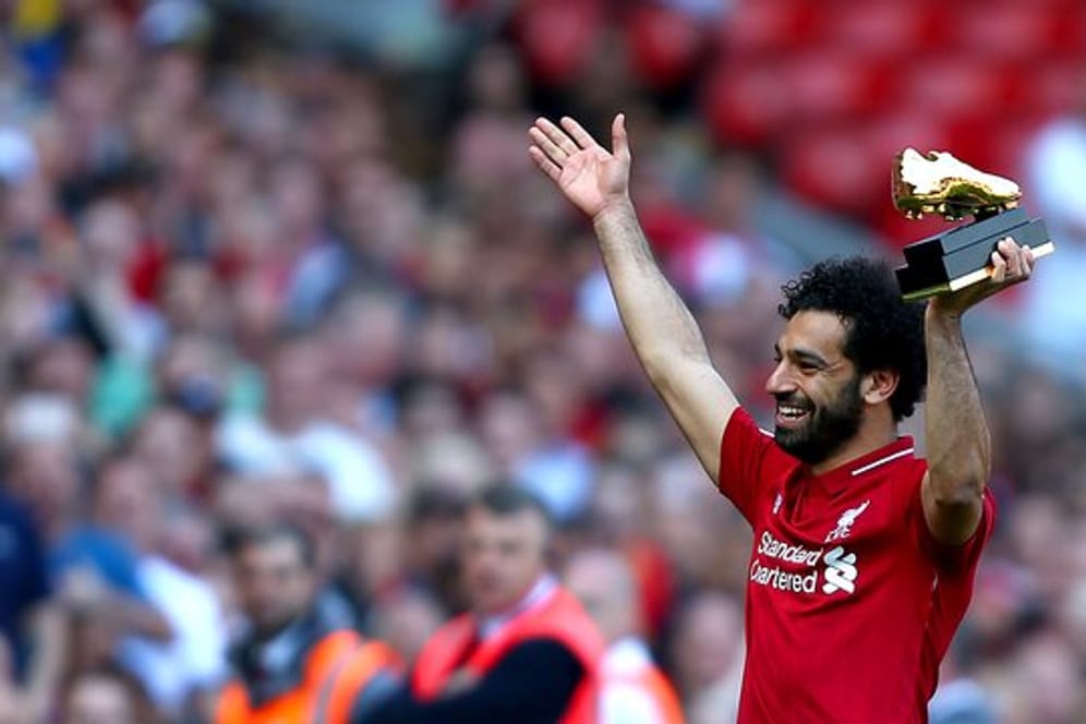 Star der Nationalmannschaft von Ägypten: Mohamed Salah vom FC Liverpool.