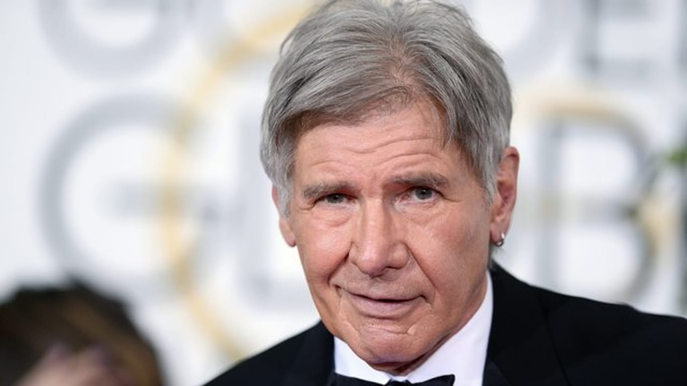 Harrison Ford bei der Verleihung der Golden Globes in Beverly Hills 2015.