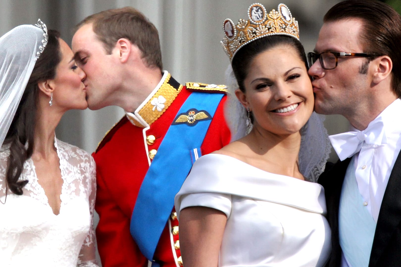 Traumhaft: Die Hochzeiten von Kate und William sowie von Victoria und Daniel bleiben in Erinnerung.