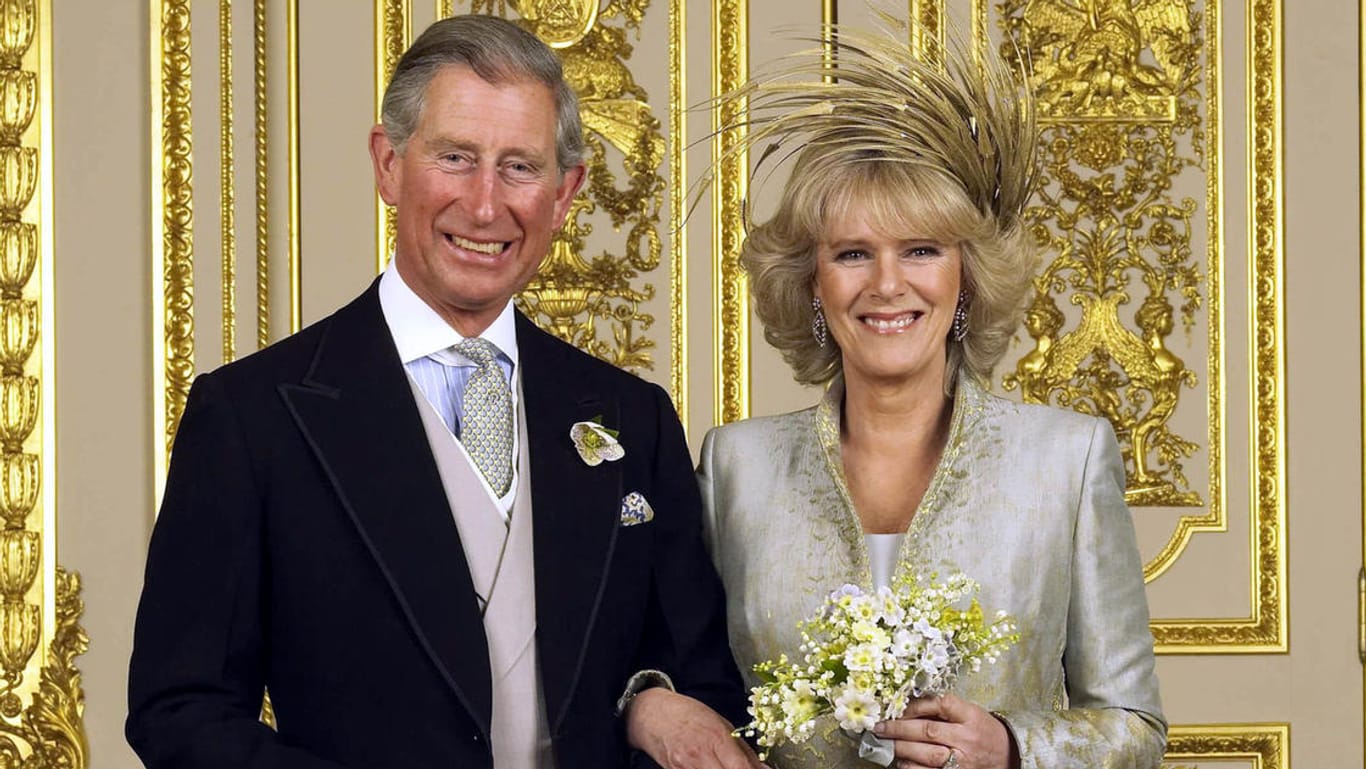 Prinz Charles und Herzogin Camilla: An ihrer Hochzeit im Jahr 2005 waren beide bereits einmal geschieden.
