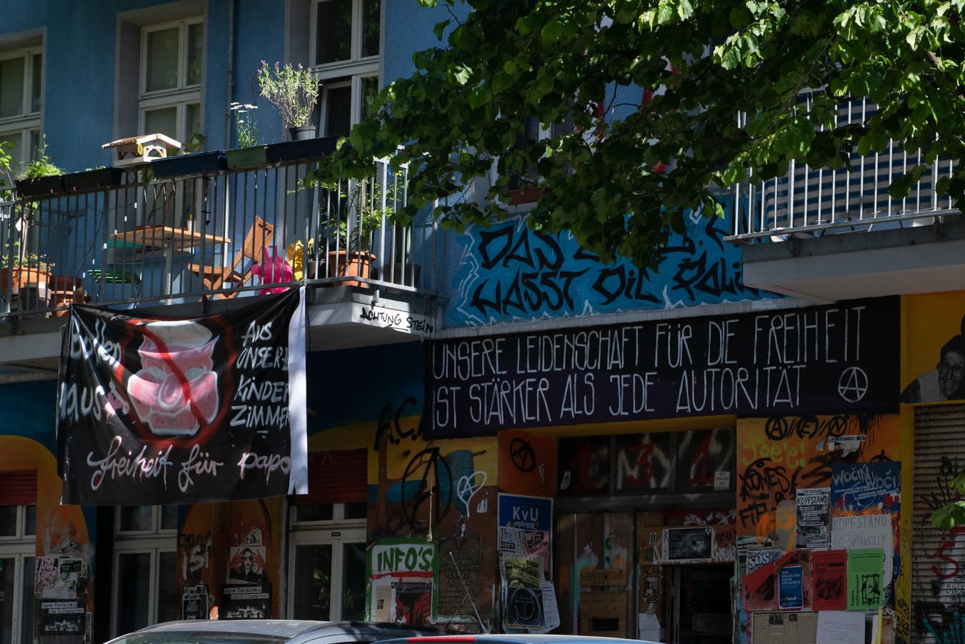 Die "Kadterschmiede": Seit Ende 2013 nutzt ein linksautonomer Verein die Räume ohne Mietvertrag.