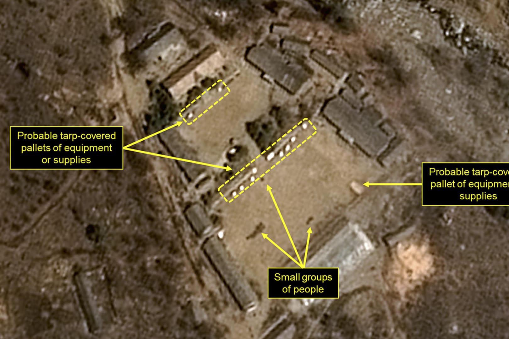 Das Atomtestgelände in Punggye-ri: Nordkorea hat mit dem Abbau der Anlagen begonnen.