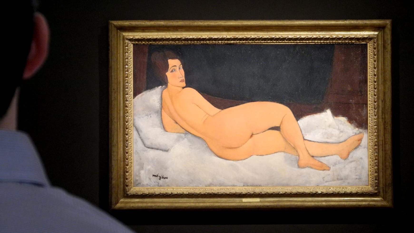 Dieses Aktgemälde des italienischen Malers Amedeo Modigliani ist für 157 Millionen Dollar (etwa 132 Mio Euro) versteigert worden.