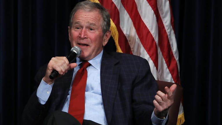 George W. Bush: Auch mit dem 43. Präsidenten der USA ist Meghan Markle entfernt verwandt.