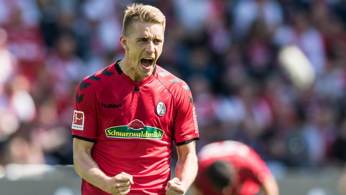 Nils Petersen: Der Stürmer erzielte 15 Tore für den SC Freiburg und darf sich nun über eine Chance im vorläufigen WM-Kader freuen.