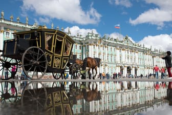 Museum von Weltrang: Die Eremitage ist eine der Hauptsehenswürdigkeiten von St. Petersburg.