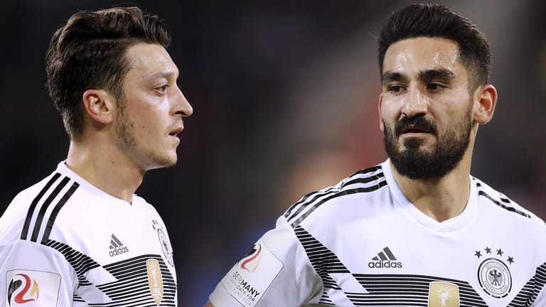 Nationalspieler in der Kritik: Mesut Özil (li.) und Ilkay Gündogan.