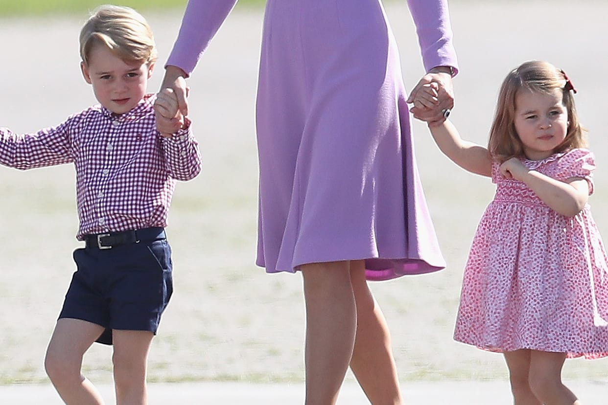 Prinz George und seine kleine Schwester Prinzessin Charlotte: Auch sie bekommen eine Aufgabe am Hochzeitstag.