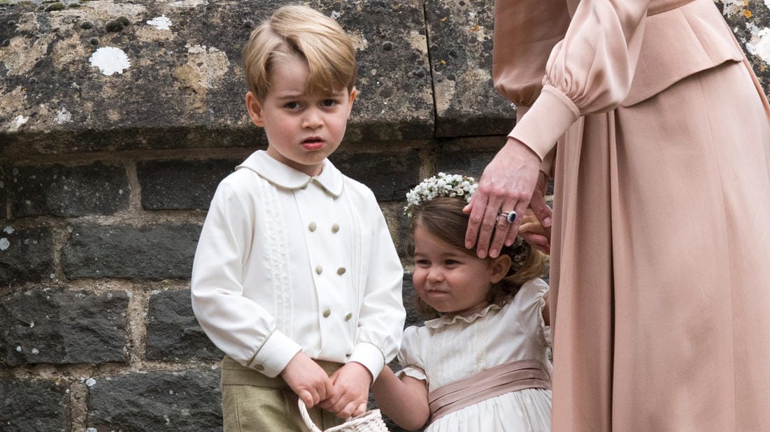 Die Hochzeit von Pippa Middleton: Auch hier spielten George und Charlotte eine wichtige Rolle.