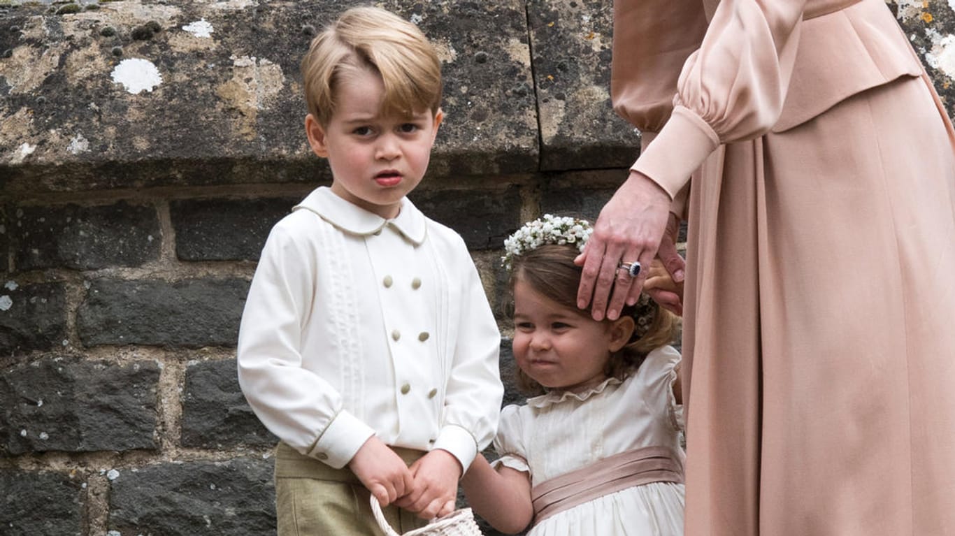Die Hochzeit von Pippa Middleton: Auch hier spielten George und Charlotte eine wichtige Rolle.