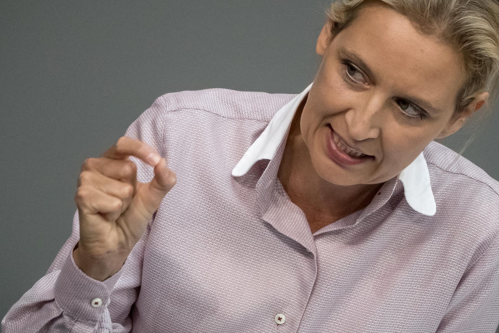Alice Weidel, Fraktionvorsitzende der AfD, sorgte mit ihrer Rede im Bundestag für Entsetzen. Auf Twitter zeigten sich viele Politiker fassungslos.