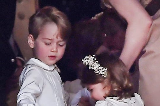 Prinz George und Prinzessin Charlotte bei der Hochzeit ihrer Tante Pippa Middleton.