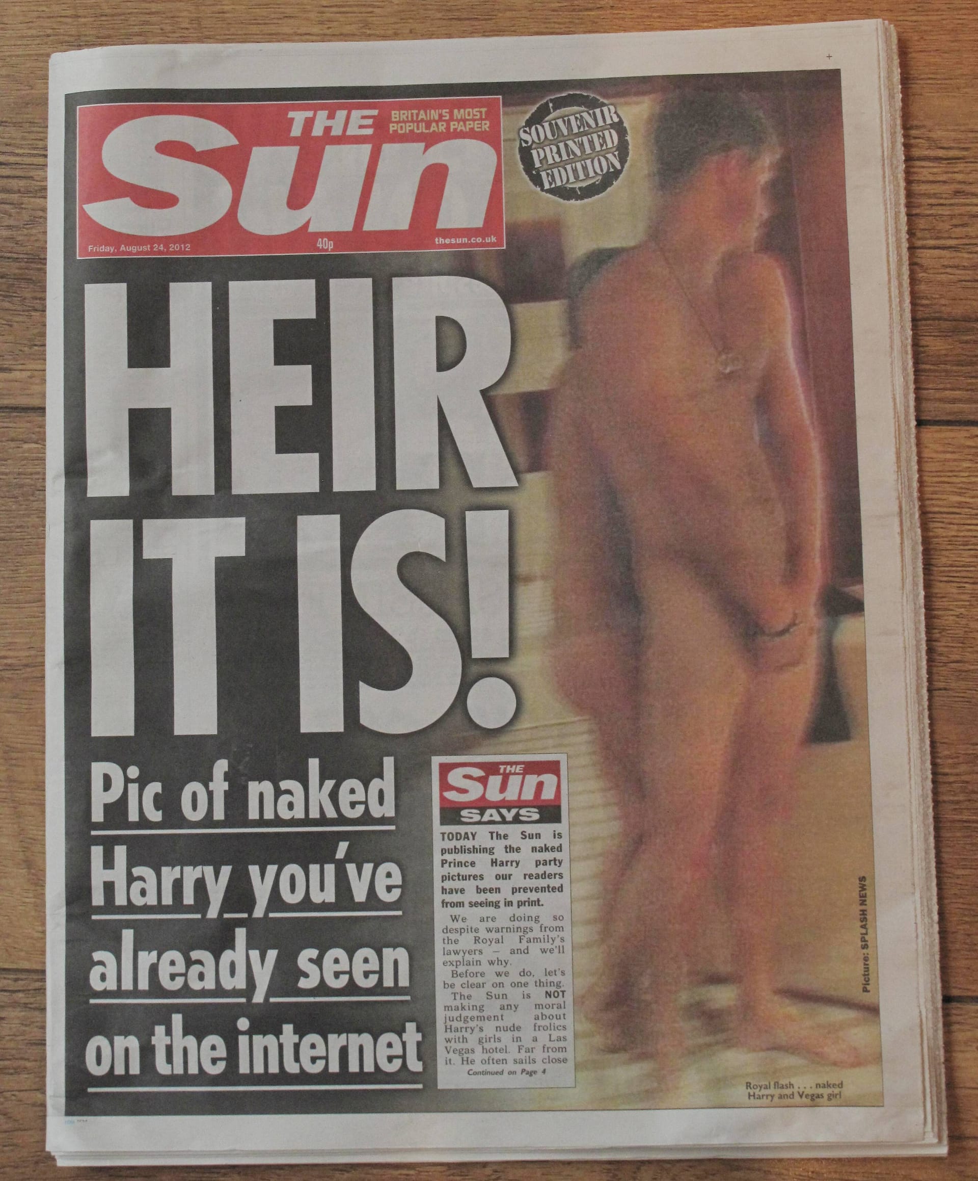 Das bekommt jetzt nur noch Meghan Markle zu sehen: den nackten Prinz Harry.
