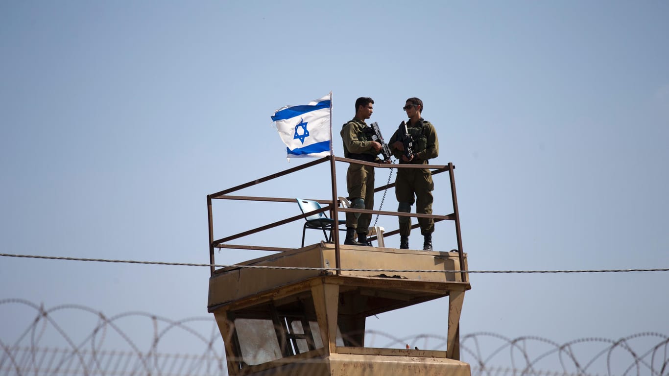 Israelischer Militärposten nahe Gaza: In dieser Woche erschossen israelische Soldaten mehr als 50 Palästinenser.