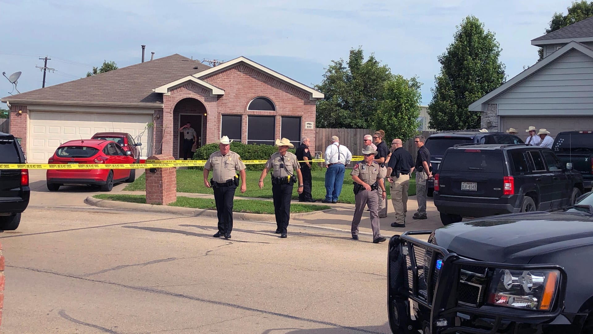 Der Tatort in Texas: Noch ist unklar, warum ein Mann hier vier Menschen erschossen hat. Der Tatort in Texas: Noch ist unklar, warum ein Mann hier vier Menschen erschossen hat.