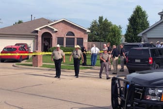 Der Tatort in Texas: Noch ist unklar, warum ein Mann hier vier Menschen erschossen hat.