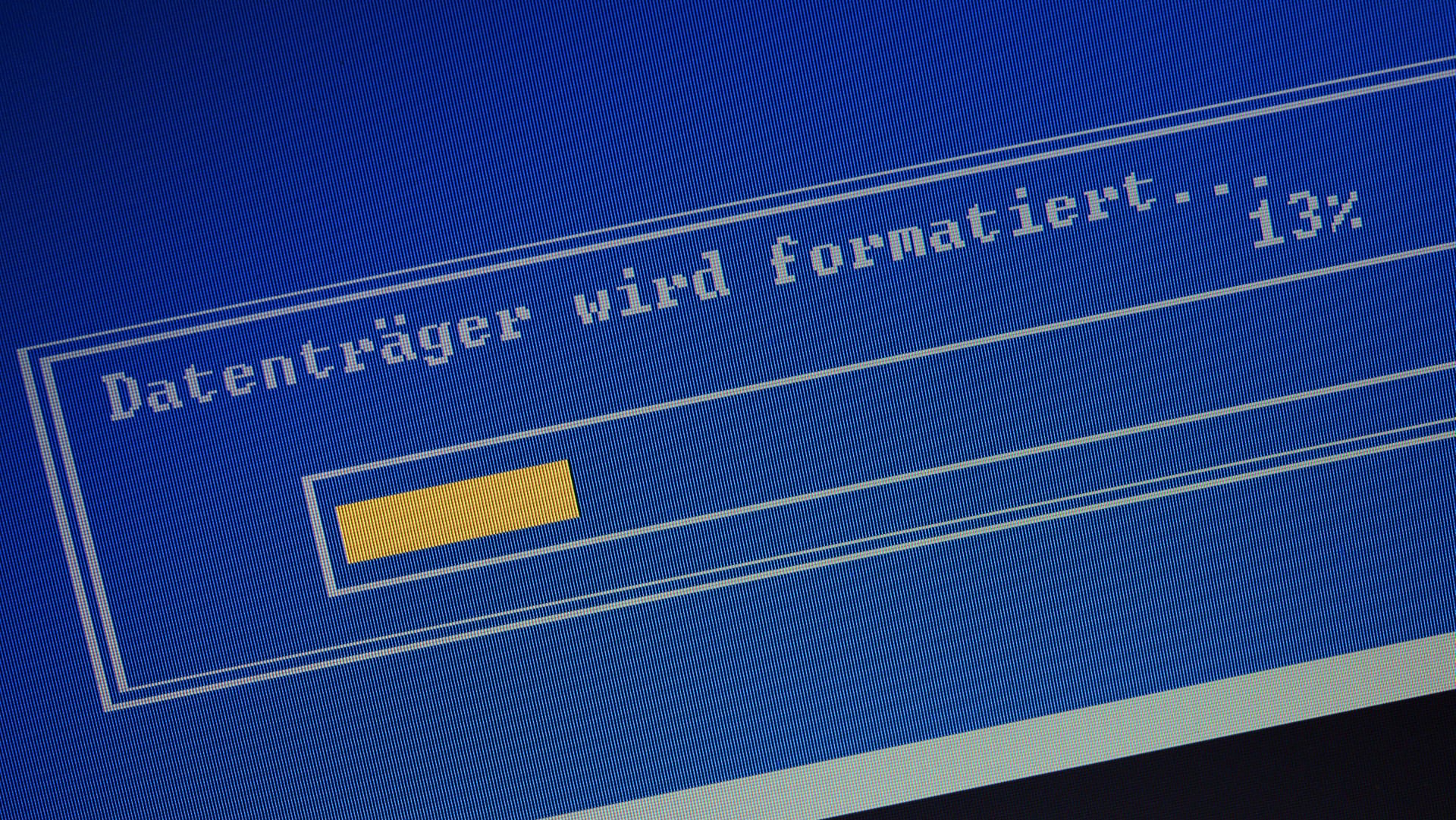 Formatierung eines Datenträgers: Beim Löschen von Daten sind einige Dinge zu beachten.