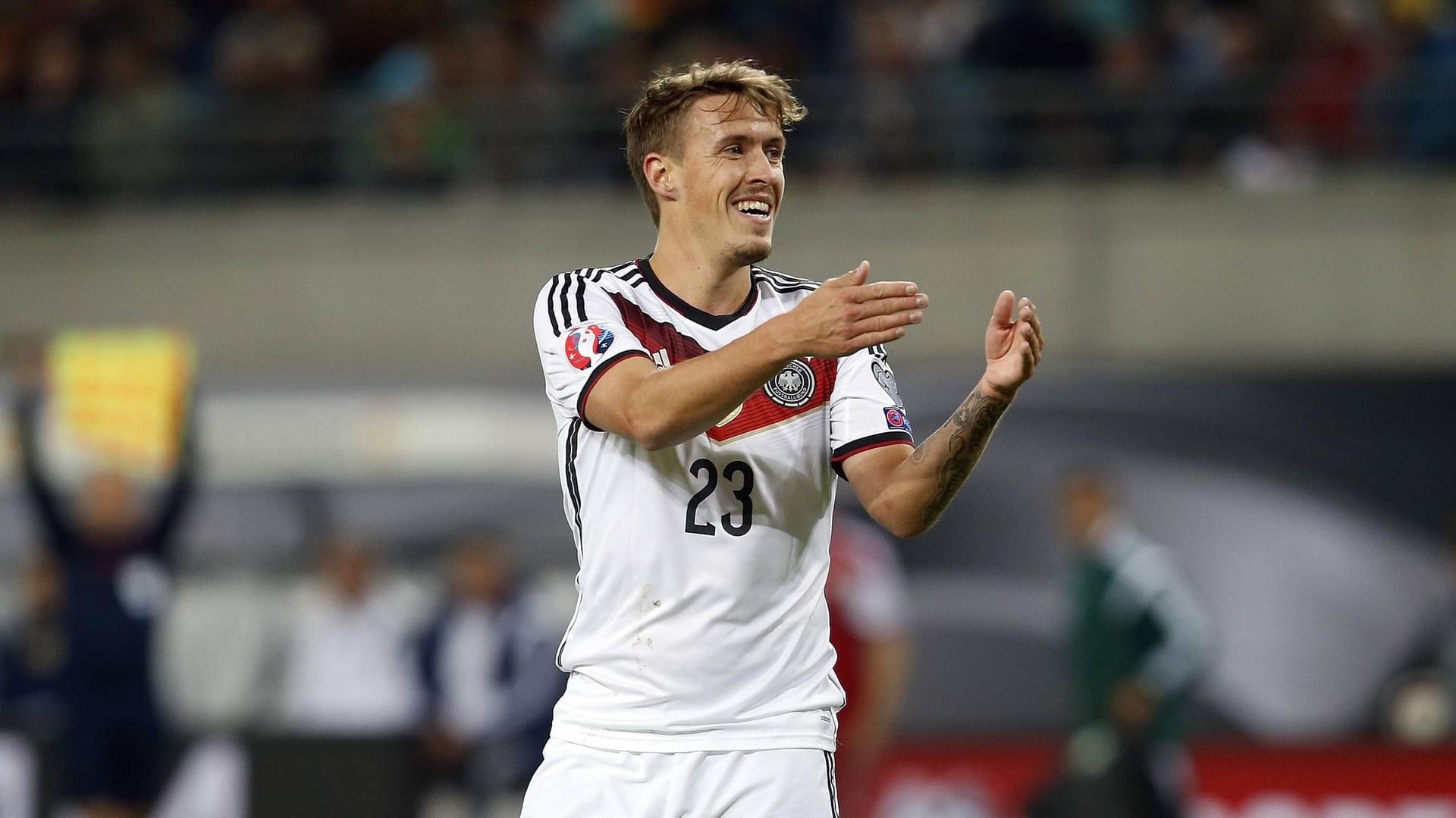 Seltenes Bild: Nur 14-mal lief Max Kruse im Trikot der Nationalmannschaft auf.