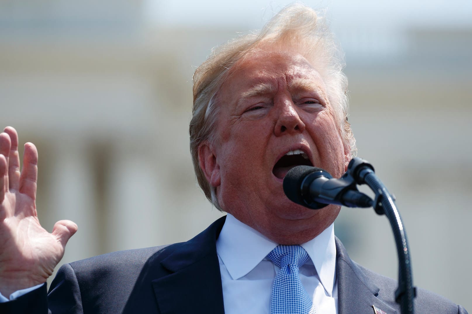 US-Präsident Donald Trump: "Wir wurden nicht in Kenntnis gesetzt."