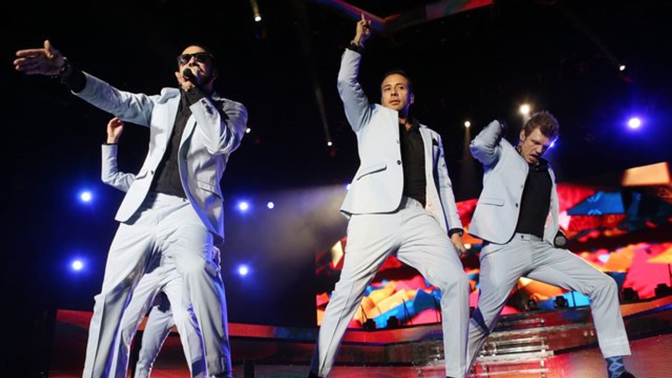 Die Backstreet Boys während eines Auftritts im Jahr 2014.