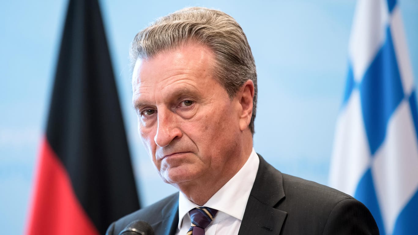 Günther Oettinger: Dem EU-Haushaltskommissar wird die Verwendung falscher Zahlen in seinem Haushaltsplan vorgeworfen.