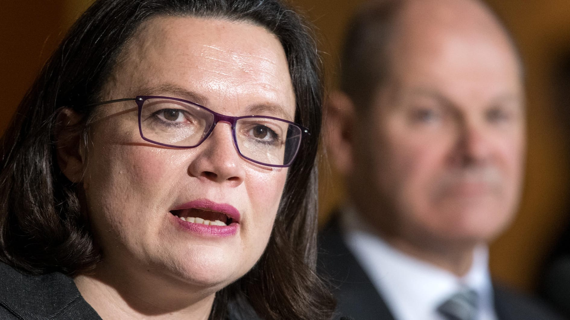 SPD-Chefin Andrea Nahles: Schafft sie es, die SPD wieder erstarken zu lassen?