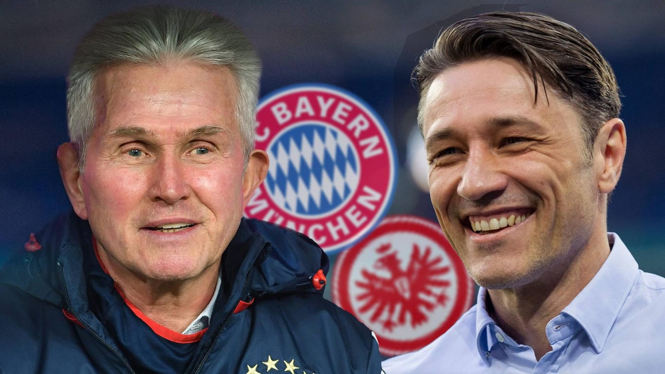 Duell der Generationen: Im Endspiel um den DFB-Pokal trifft Bayern-Trainer Jupp Heynckes (l.) auf Eintracht-Coach Niko Kovac.