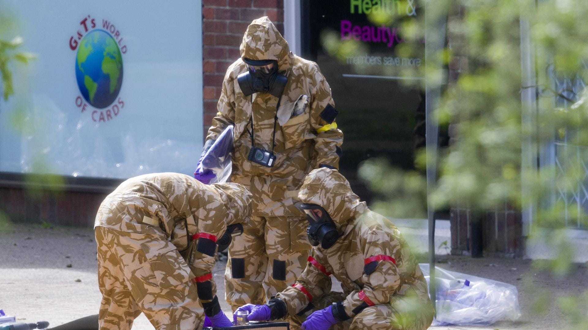 Salisbury in Großbritannien: Nach der Vergiftung von Sergej Skripal und seiner Tochter wurde das Gelände großräumig gereinigt.