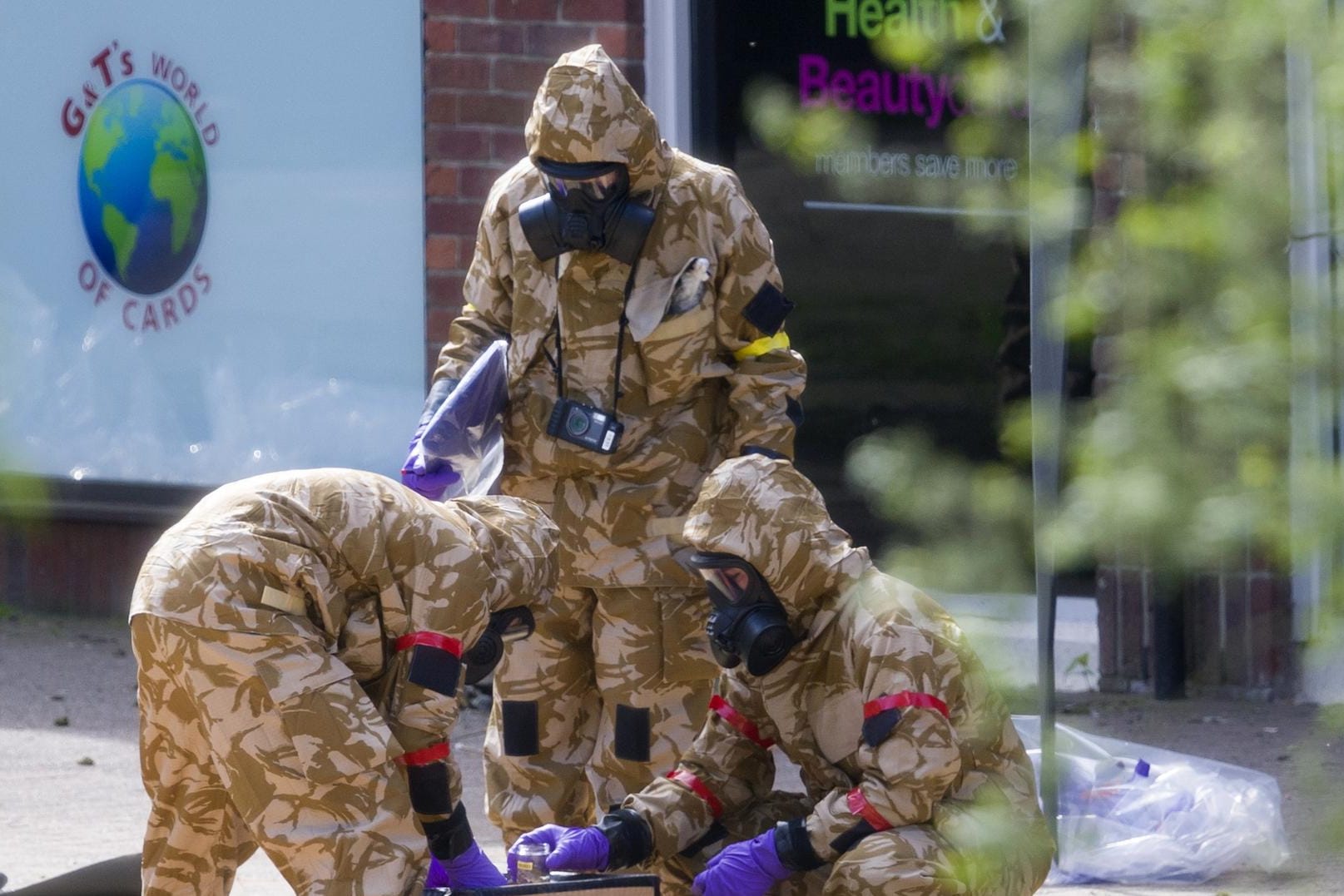 Salisbury in Großbritannien: Nach der Vergiftung von Sergej Skripal und seiner Tochter wurde das Gelände großräumig gereinigt.