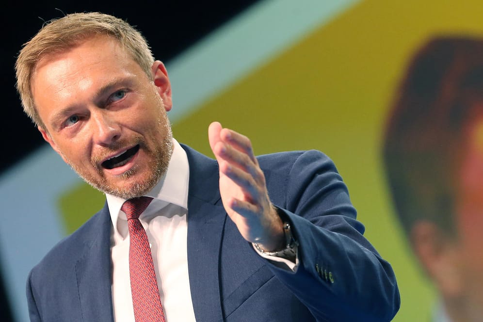 FDP-Chef Christian Lindner: Beim Parteitag hatte er mit seiner Bäckerei-Äußerung einen Sturm der Entrüstung ausgelöst.