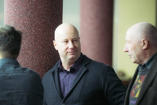 Der sächsische AfD-Generalsekretär Jan Zwerg (M.