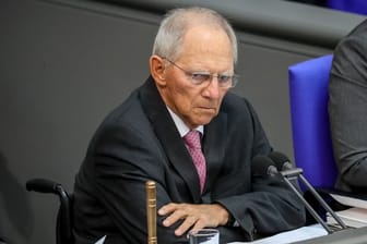 Bundestagspräsident Wolfgang Schäuble bei einer Sitzung des Parlaments in Berlin.