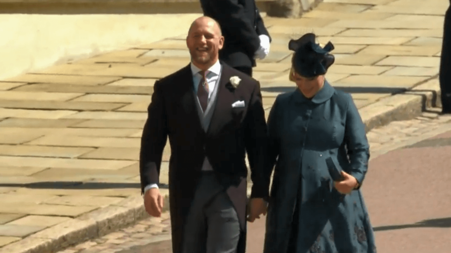 Hochschwanger: Zara Philips mit Ehemann Mike Tindall.