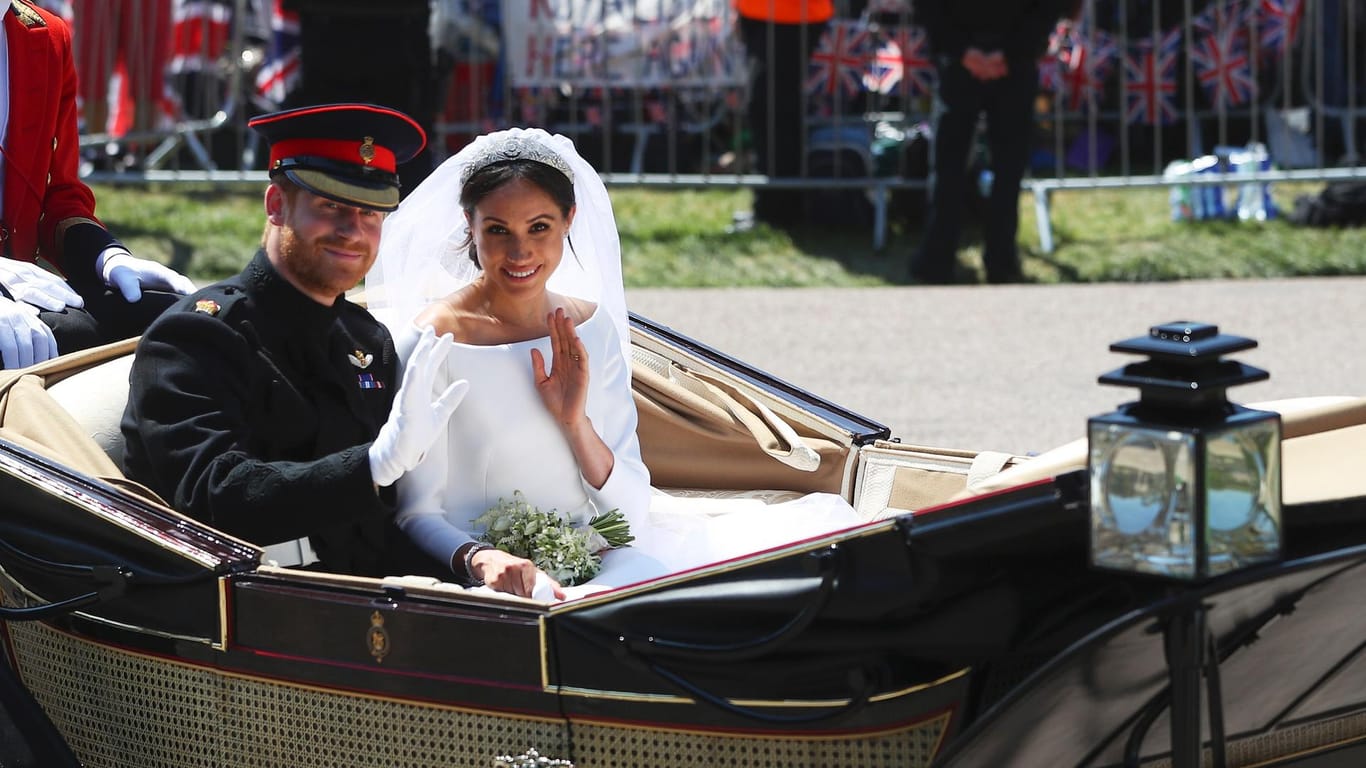 Royales Traumpaar: Prinz Harry und Meghan Markle haben am Samstag in Windsor Hochzeit gefeiert.