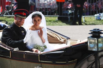 Royales Traumpaar: Prinz Harry und Meghan Markle haben am Samstag in Windsor Hochzeit gefeiert.