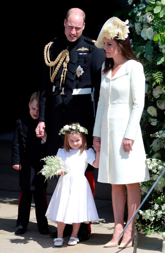 Ohne Prinz Louis: William, Kate, George und Charlotte