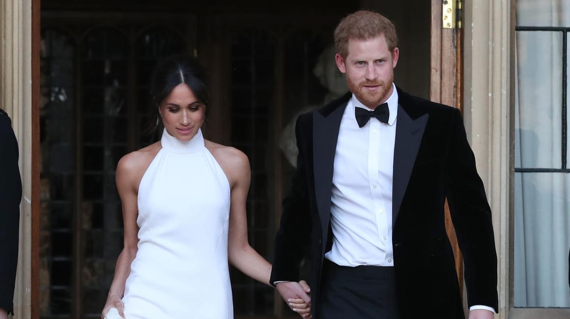 Meghan und Harry: Hier ist das Paar gerade auf dem Weg zur abendlichen Party im Frogmore House.