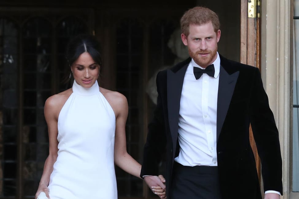 Meghan und Harry: Hier ist das Paar gerade auf dem Weg zur abendlichen Party im Frogmore House.
