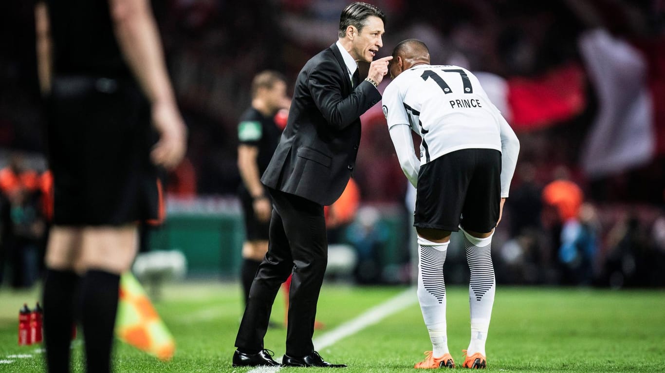 Taktischer Kniff: Eintracht-Coach Niko Kovac stellte Kevin-Prince Boateng gegen den FC Bayern ungewohnt weit vorne auf.