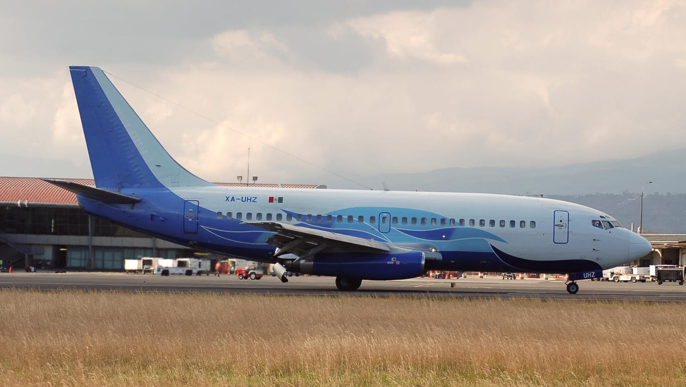 Die abgestürzte Boeing 737 im Jahr 2011 auf Costa Rica.