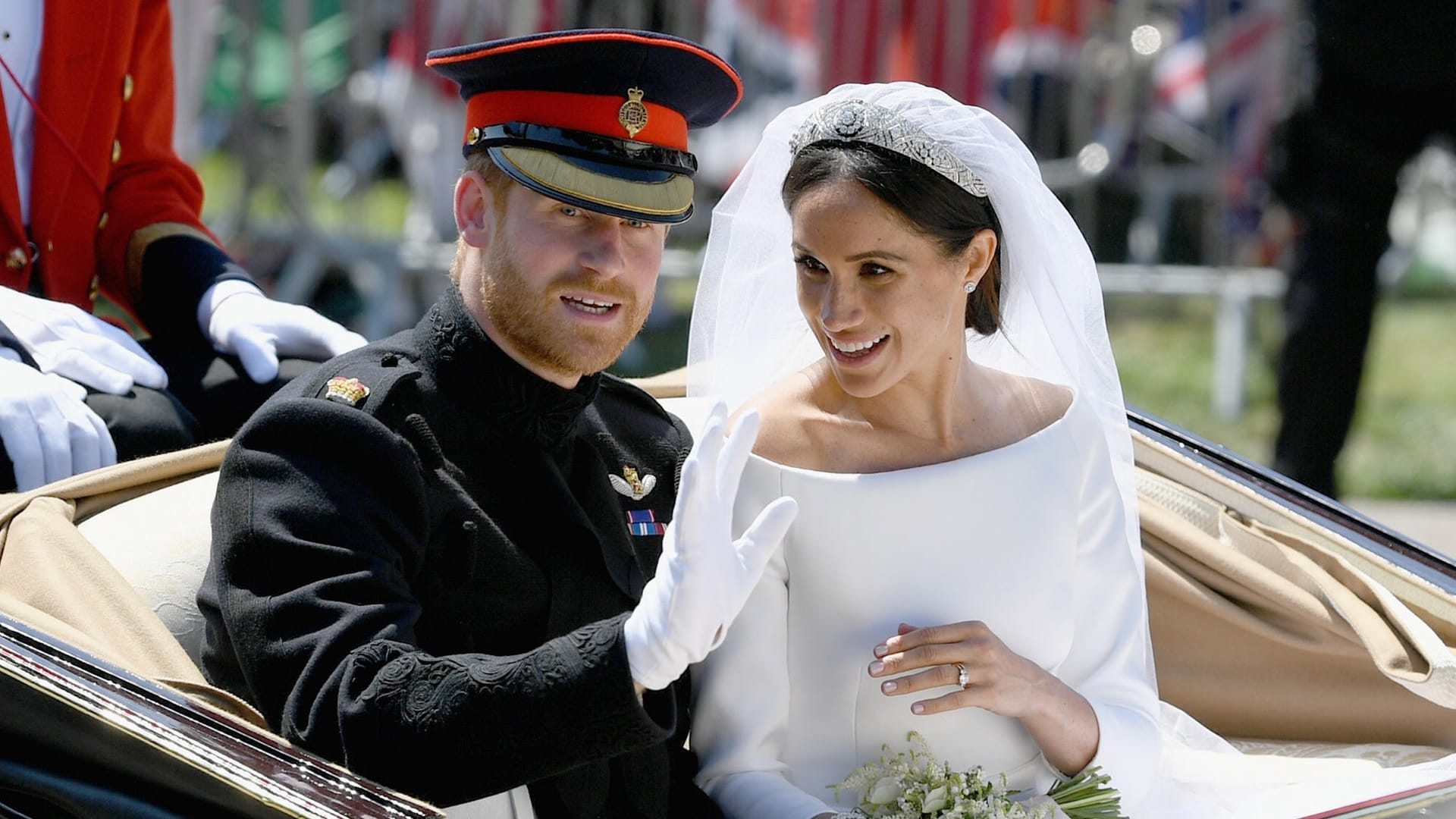 Prinz Harry und Herzogin Meghan: Nach zwei Jahren Beziehung haben sie sich das Jawort gegeben.